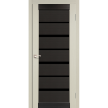 Дверное полотно Porto combi Deluxe PCD-02 Korfad черное стекло