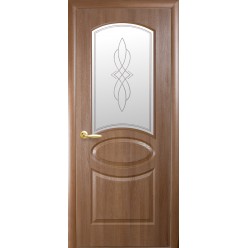 Дверное полотно "Фортис Р" R - В+Р1 "ОВАЛ НОВЫЙ" погонаж DeLuxe