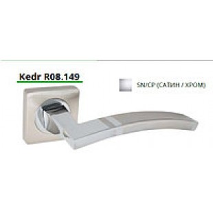 Купить ручку дверную на квадратной розетке R08.149-AL-SN/CP